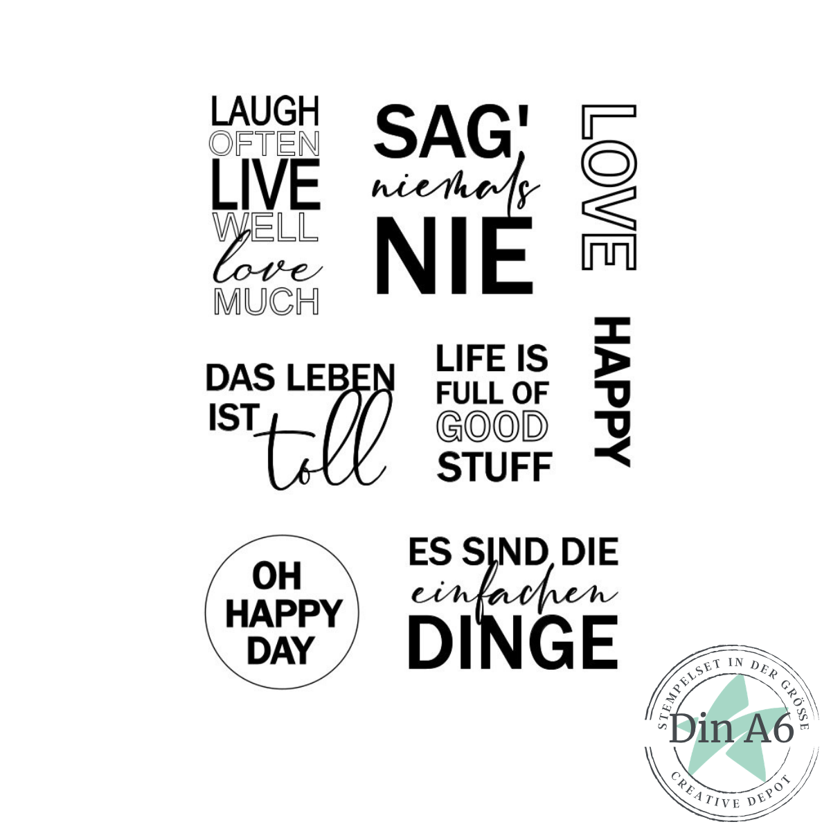 !!!Vorbestellung!!! Stempelset - Sag niemals nie