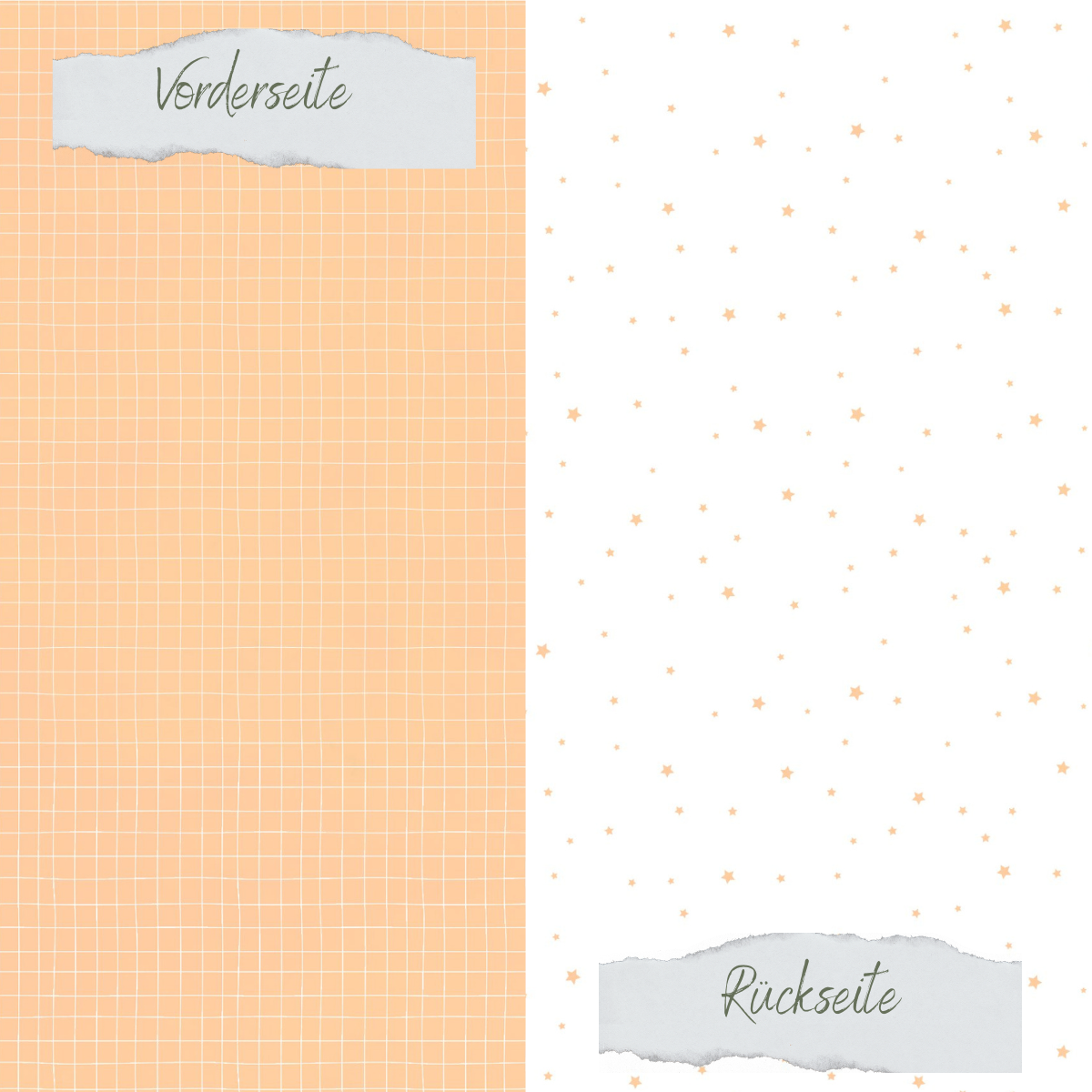 Papel de diseño - Basic - Aprikosenmousse - Doodle Gitter + Sternchenregen - Doppelseitig bedruckt Papel de diseño - Basic - Aprikosenmousse - Doodle Gitter + Sternchenregen - Doppelseitig bedruckt