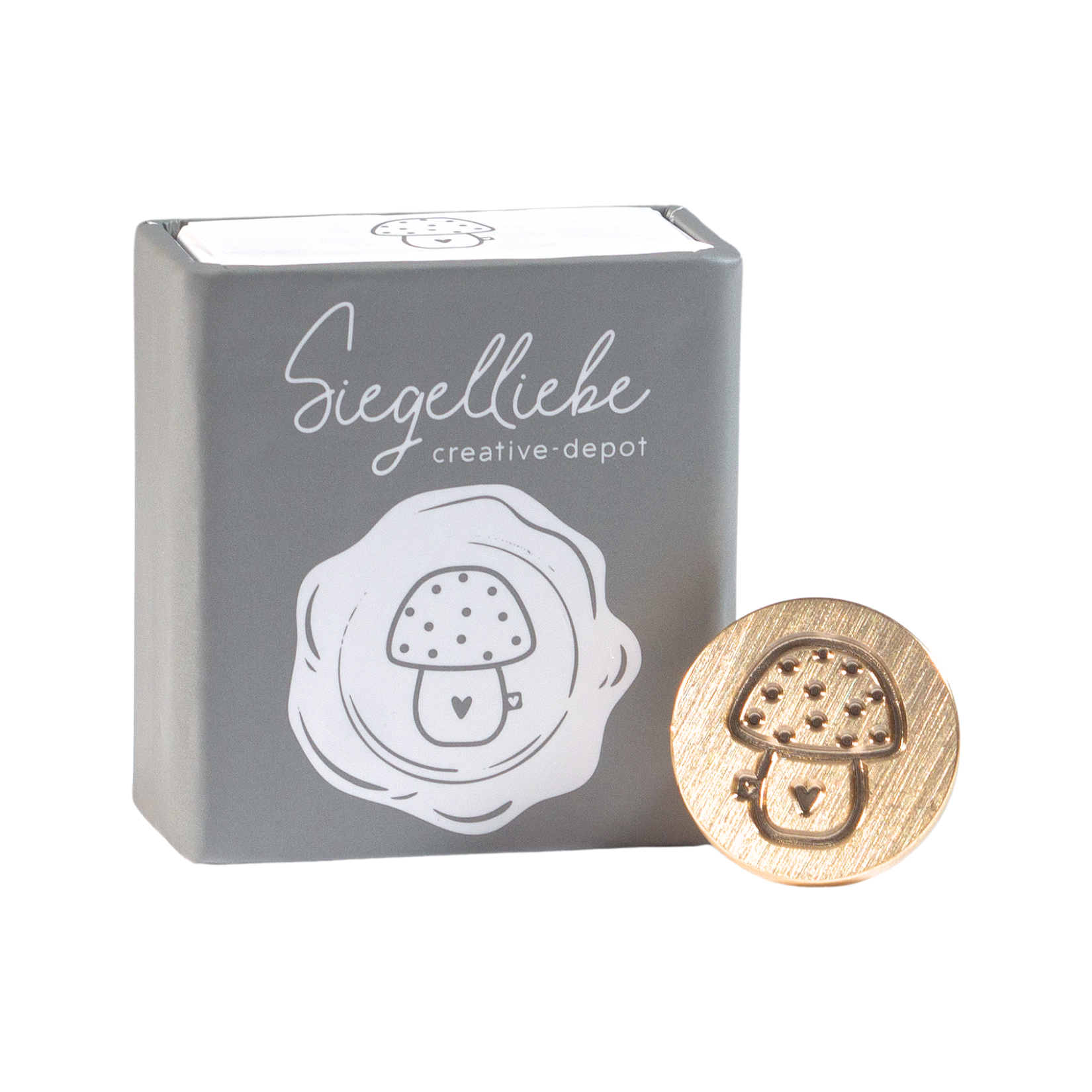Siegelkopf - Designline - Pilzchen - Siegelliebe