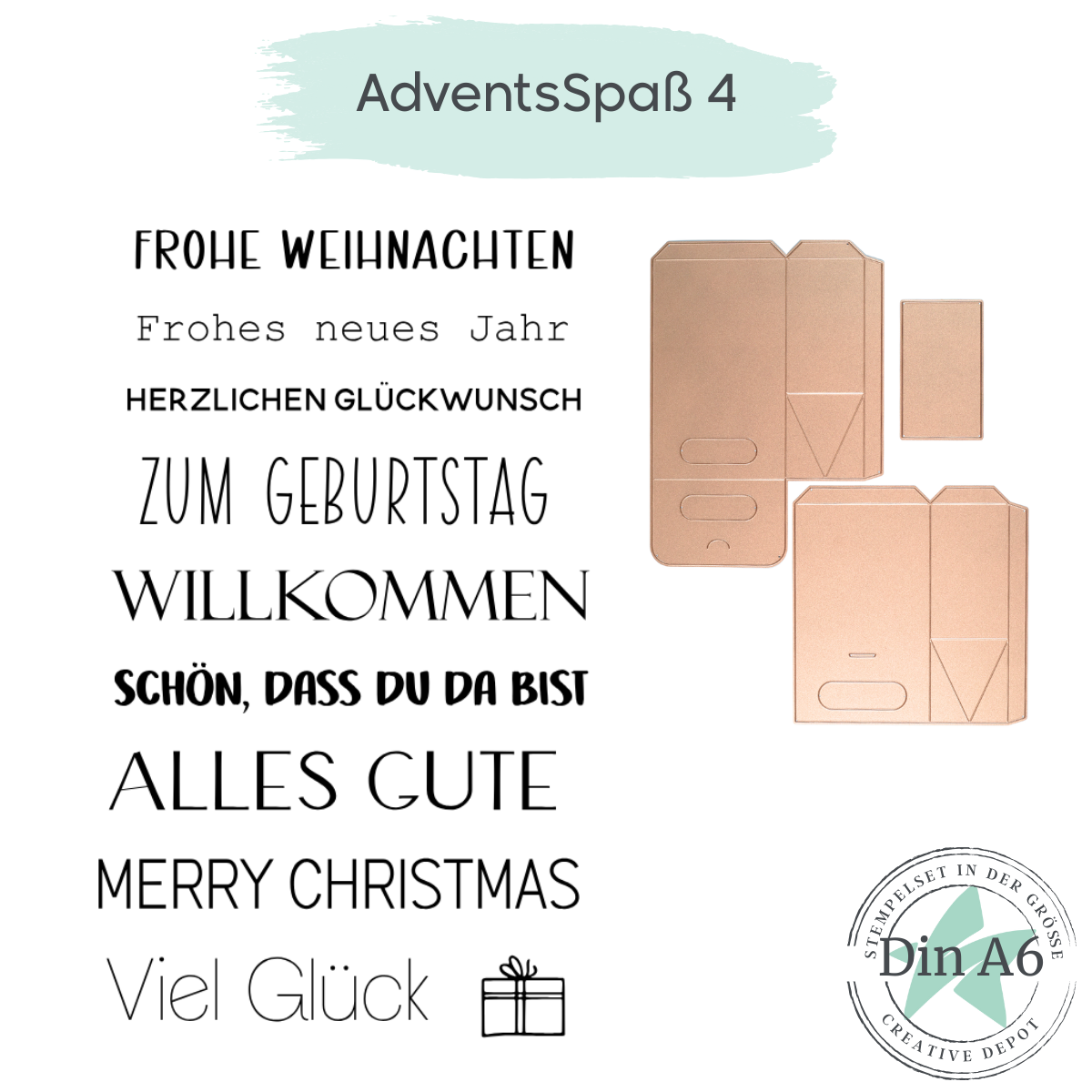 Adventsspaß 4 - Viele Grüße