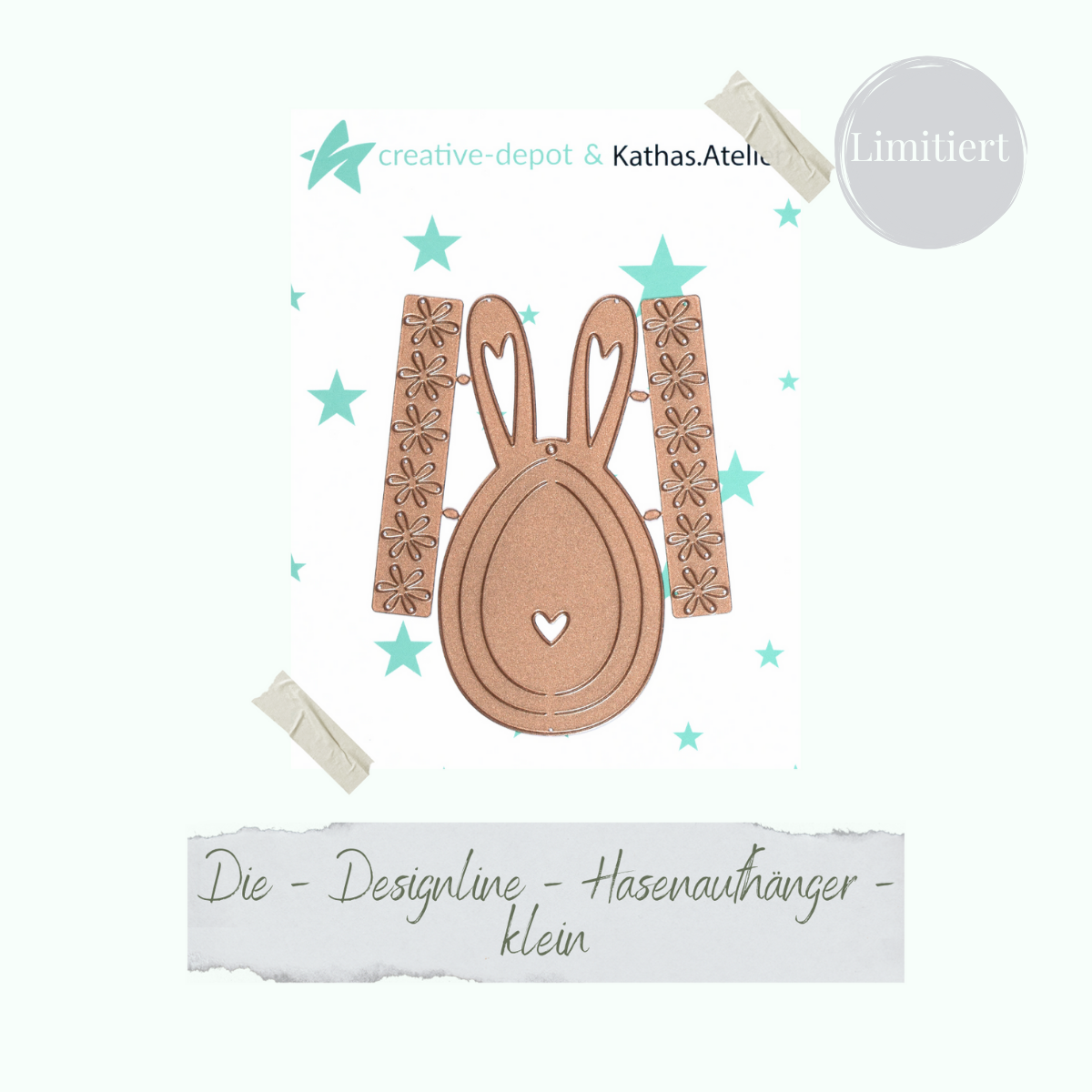 Die - Designline - Hasenaufhänger - klein Die - Designline - Hasenaufhänger - klein
