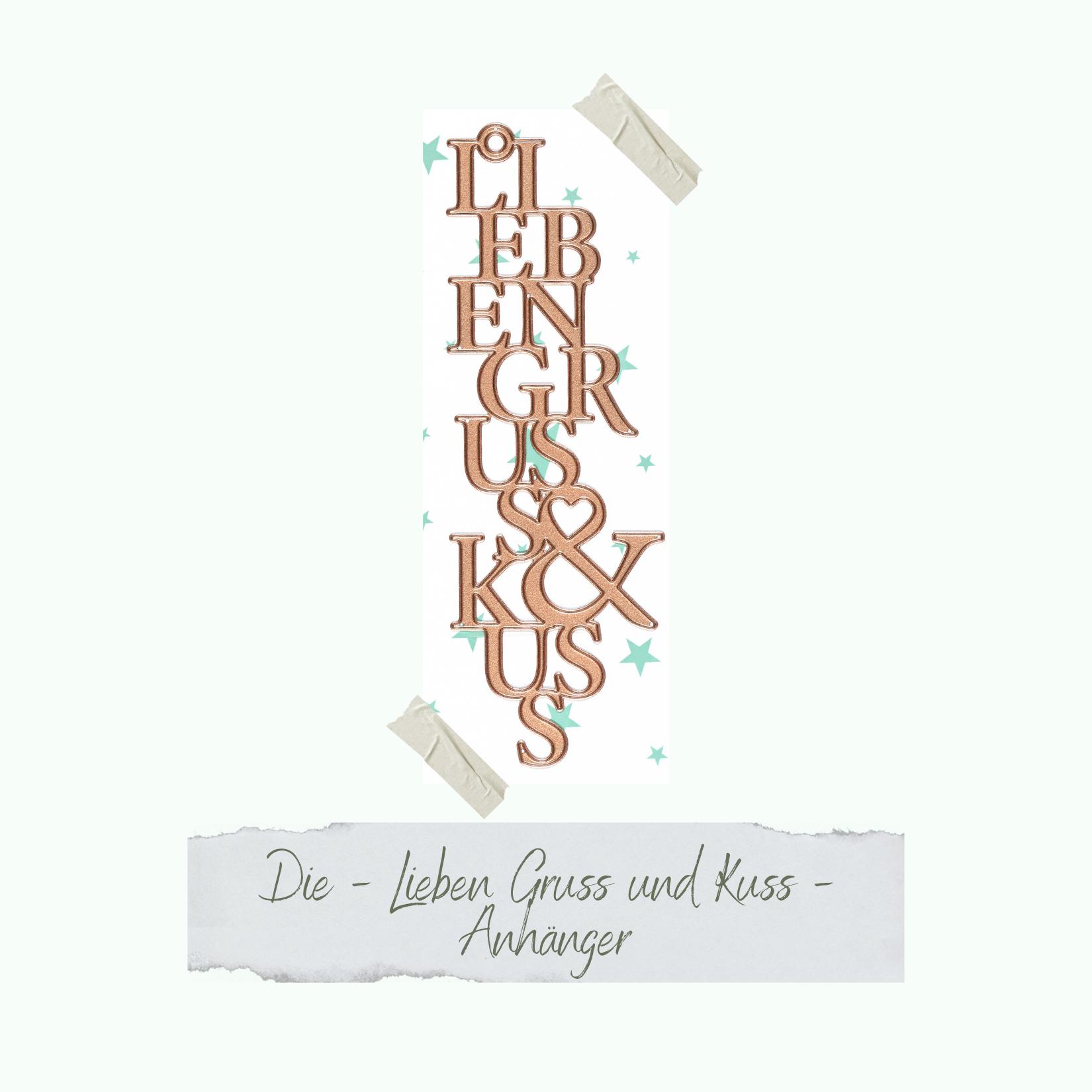 Die - Lieben Gruss und Kuss - Anhänger