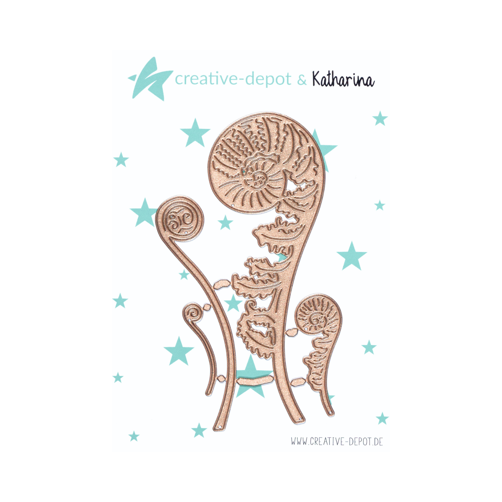 Die - Farn Set - gekringelt