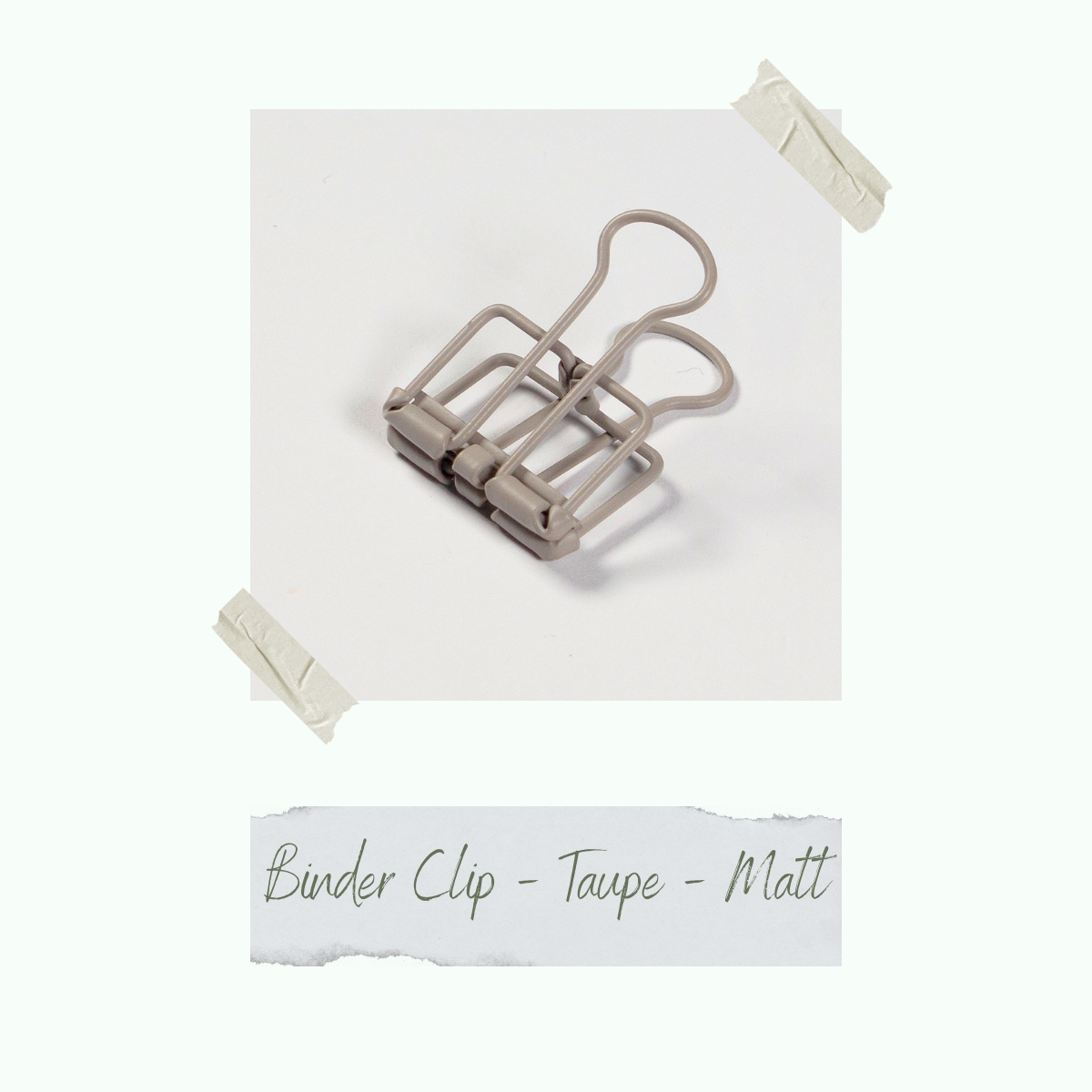 CD-ZB-081_Binder-Clip-Taupe-Matt Binder Clip - Taupe