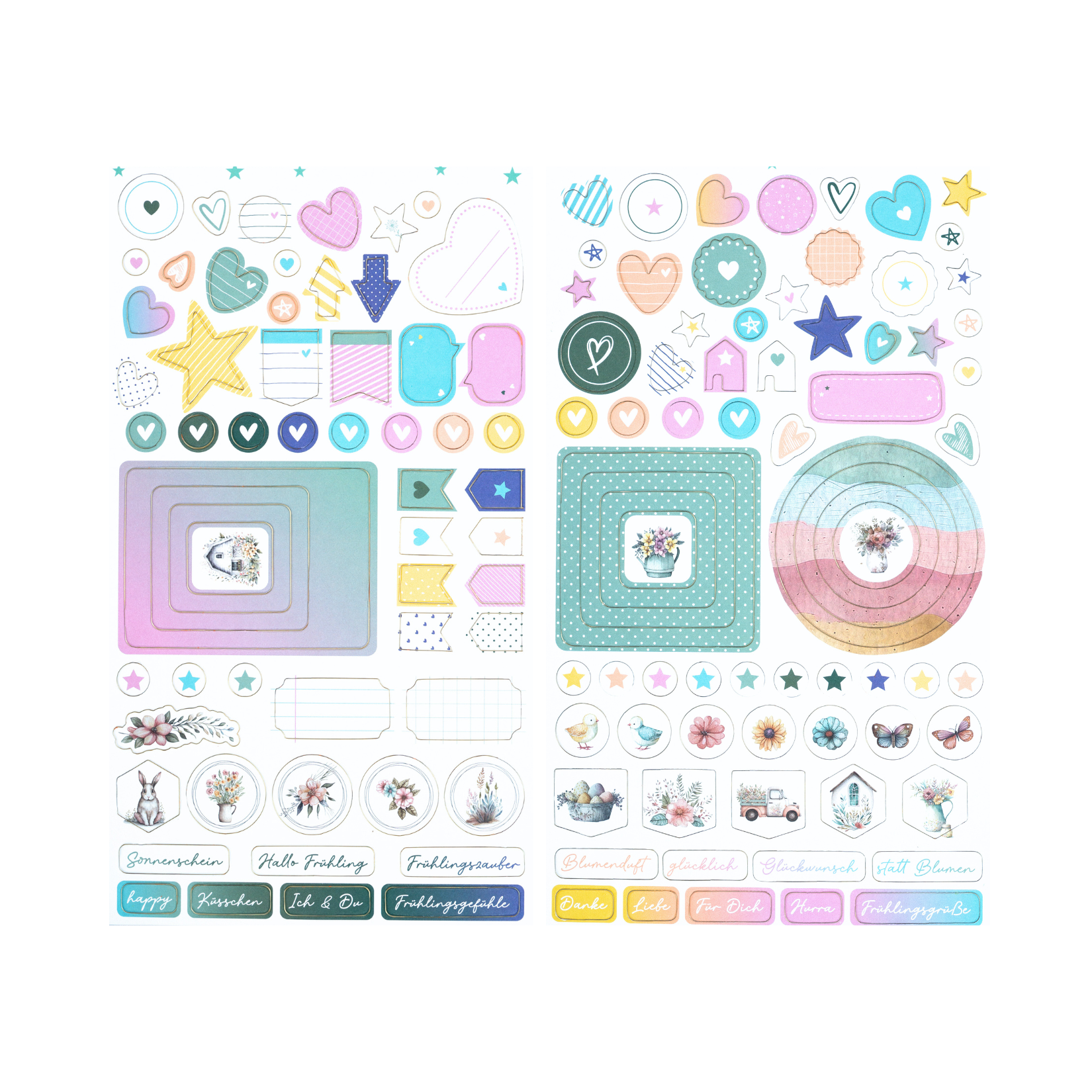 Cardboard Sticker - Frühling