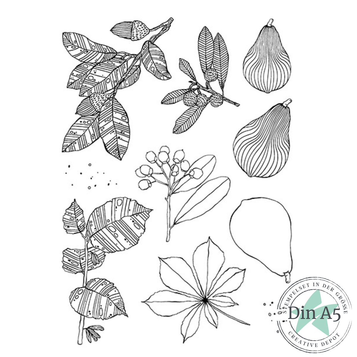 Stempelset - Herbstbouquet