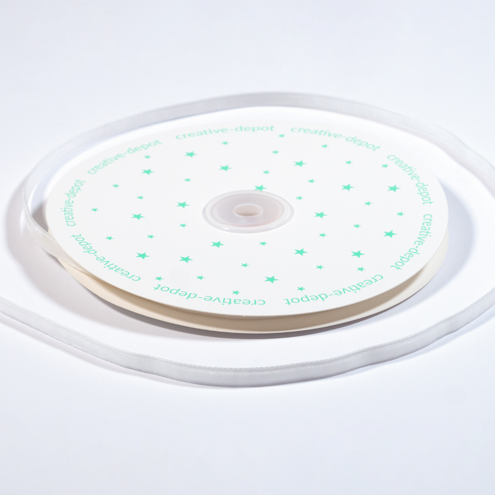 Samtband - Weiß - Bänderliebe