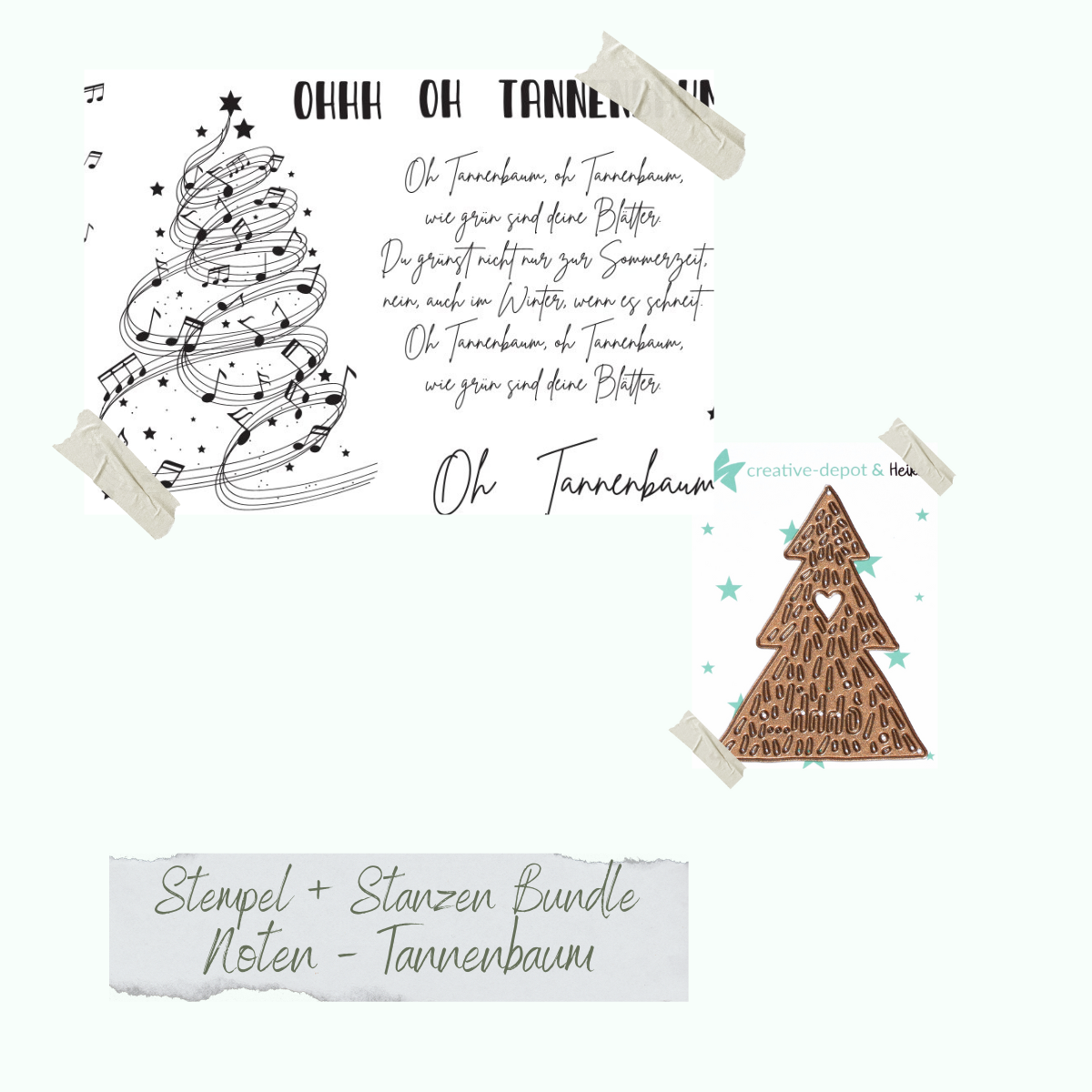 Bundle - Oh Tannenbaum - Stempelset & Stanzen   Bundle - Oh Tannenbaum - Stempelset & Stanzen