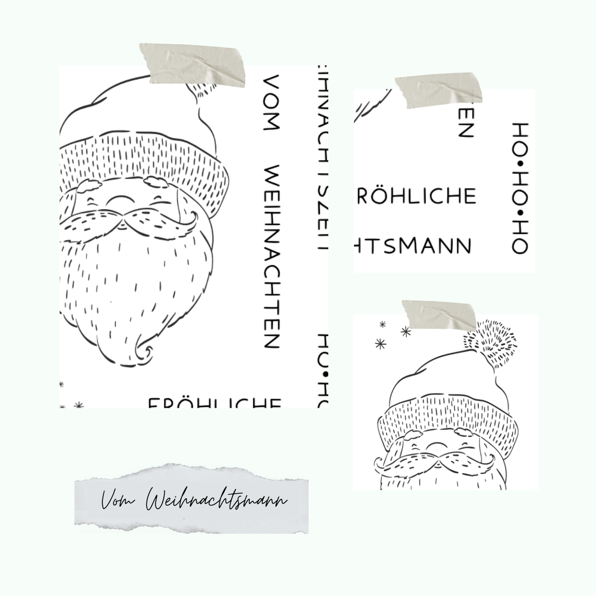 Stempelset - Vom Weihnachtsmann