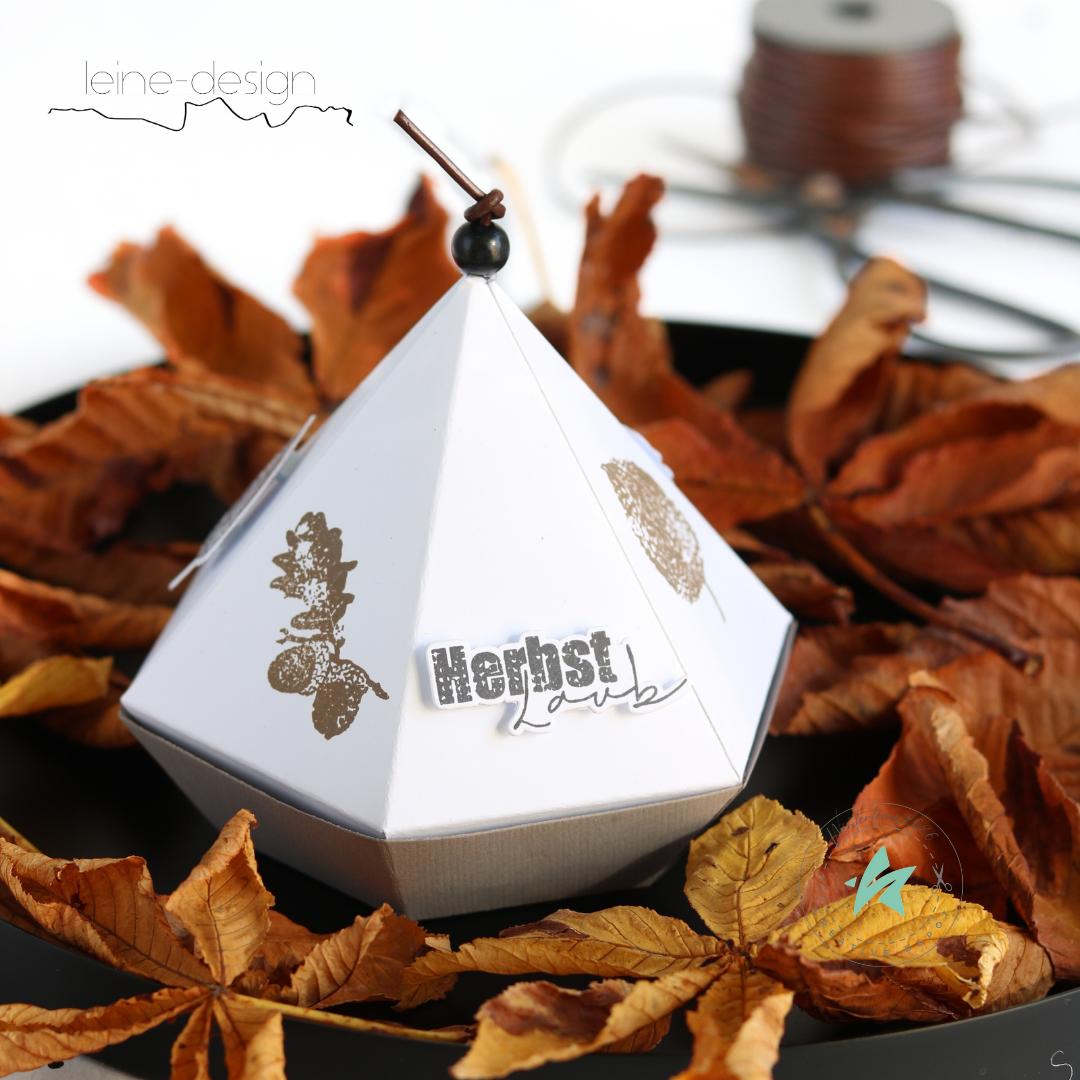 Die – Diamond box with a clamshell lid