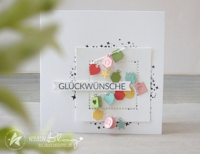 GlueckwunschminiAnhaenger Glückwunsch + mini Anhänger