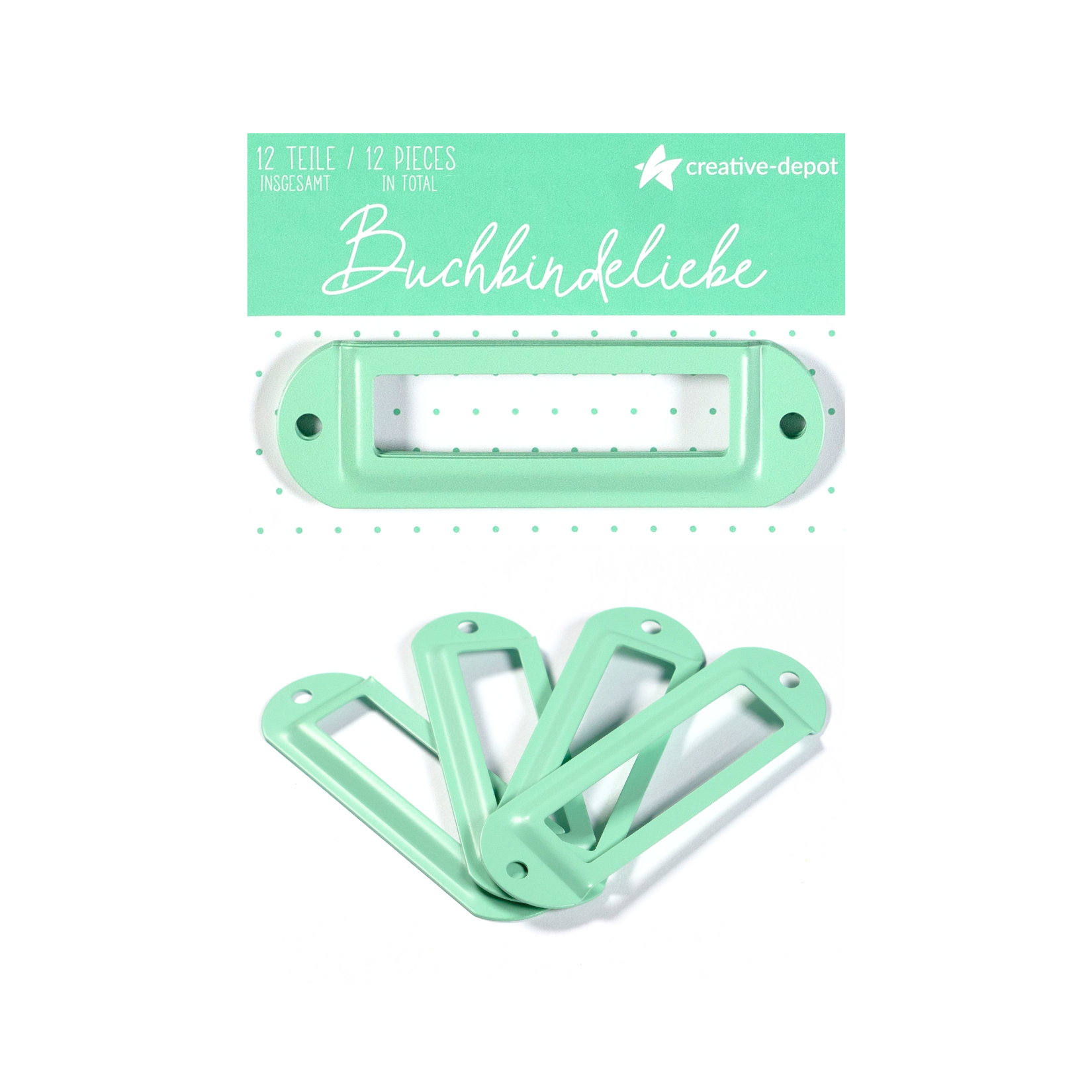 Etikettenhalter - Eukalyptus - Matt - Buchbindeliebe