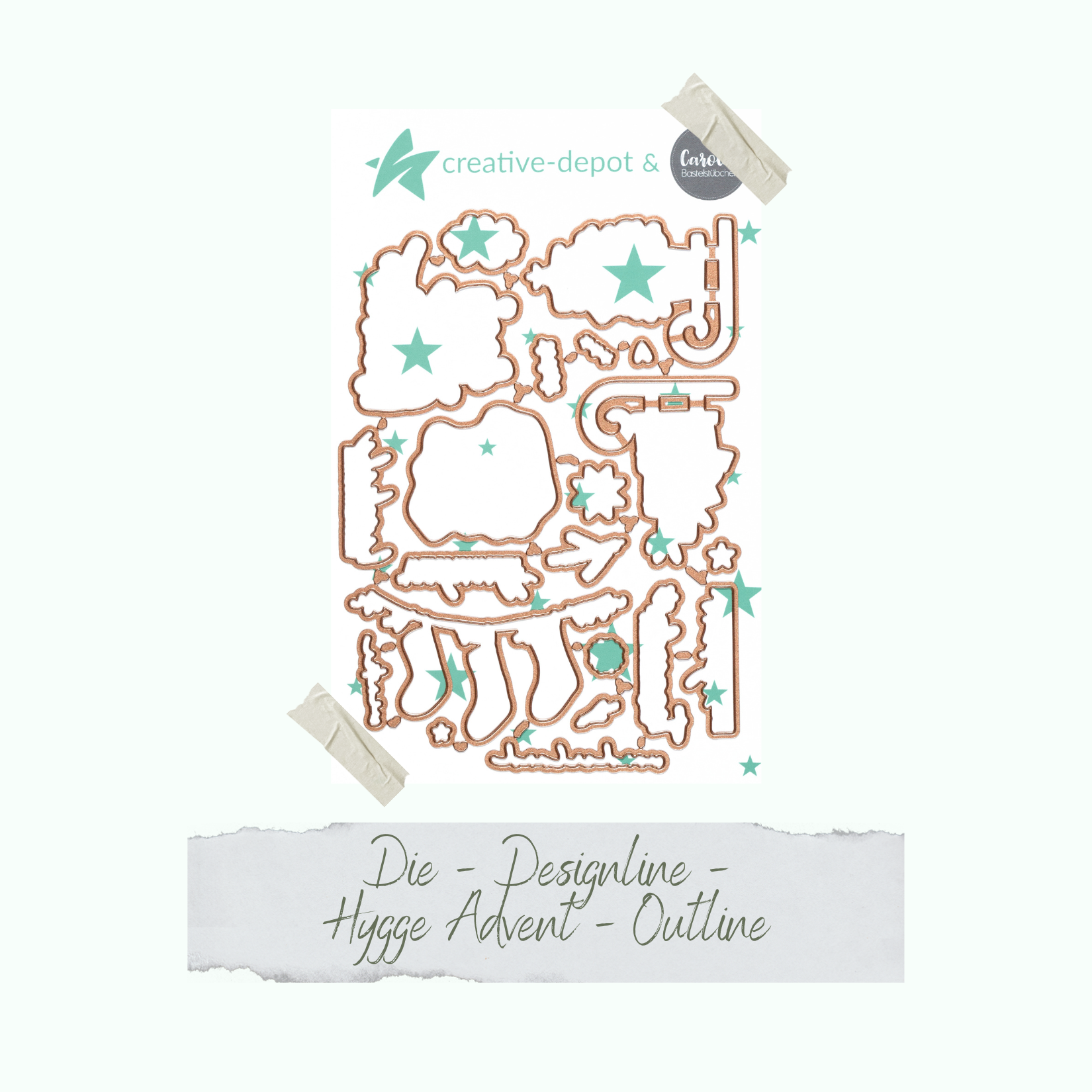 Die - Designline - Hygge Advent - Outline