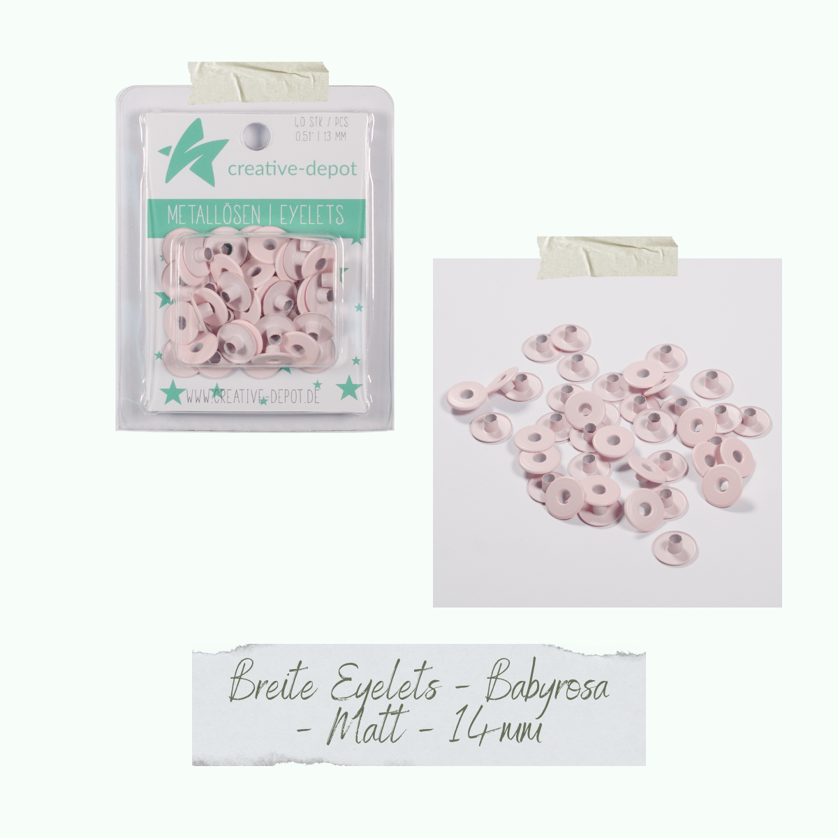 CD-EY-067_Breite-Eyelets-Baby-Rosa-Matt-14mm