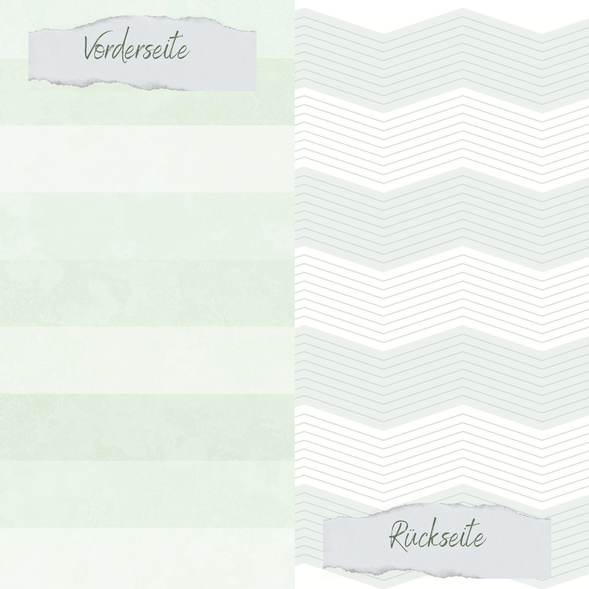 Designpapier - Scrapliebe - Frühlingsfreude - Zickzack - Doppelseitig bedruckt