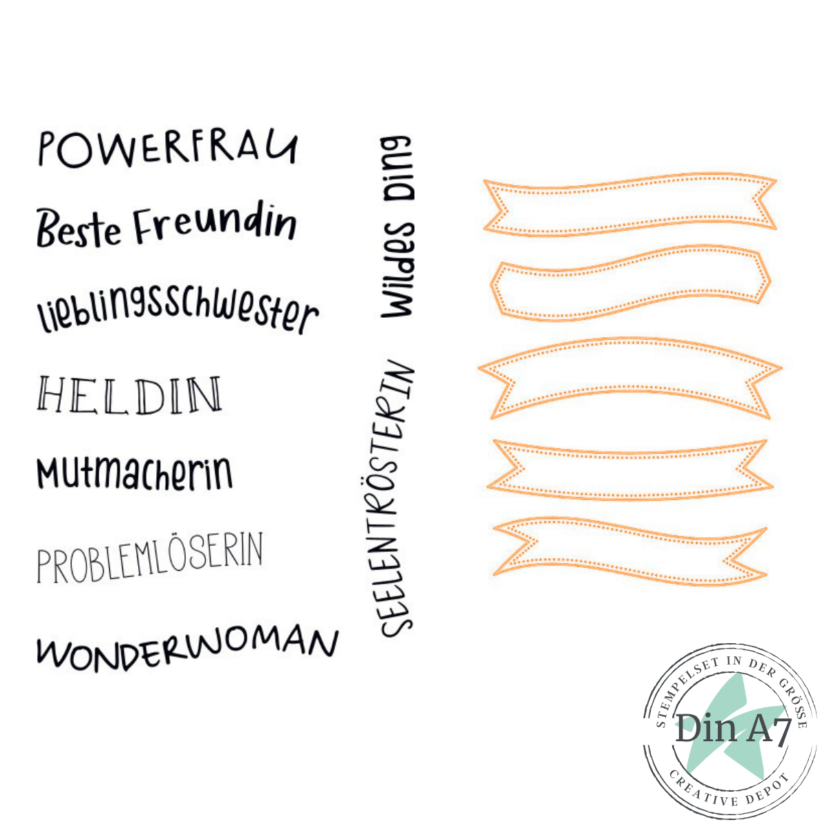 Bundle - Mutmacherin &  Labels mit Schwung