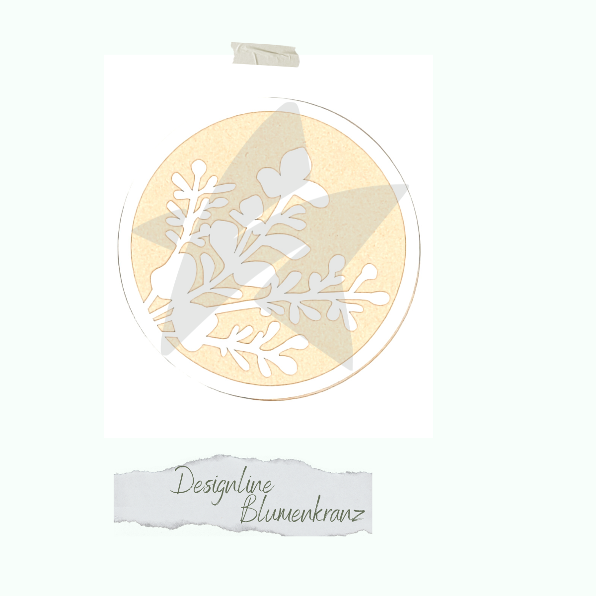 SC-021-Designline-Blumenkranz Plantilla Corona de flores