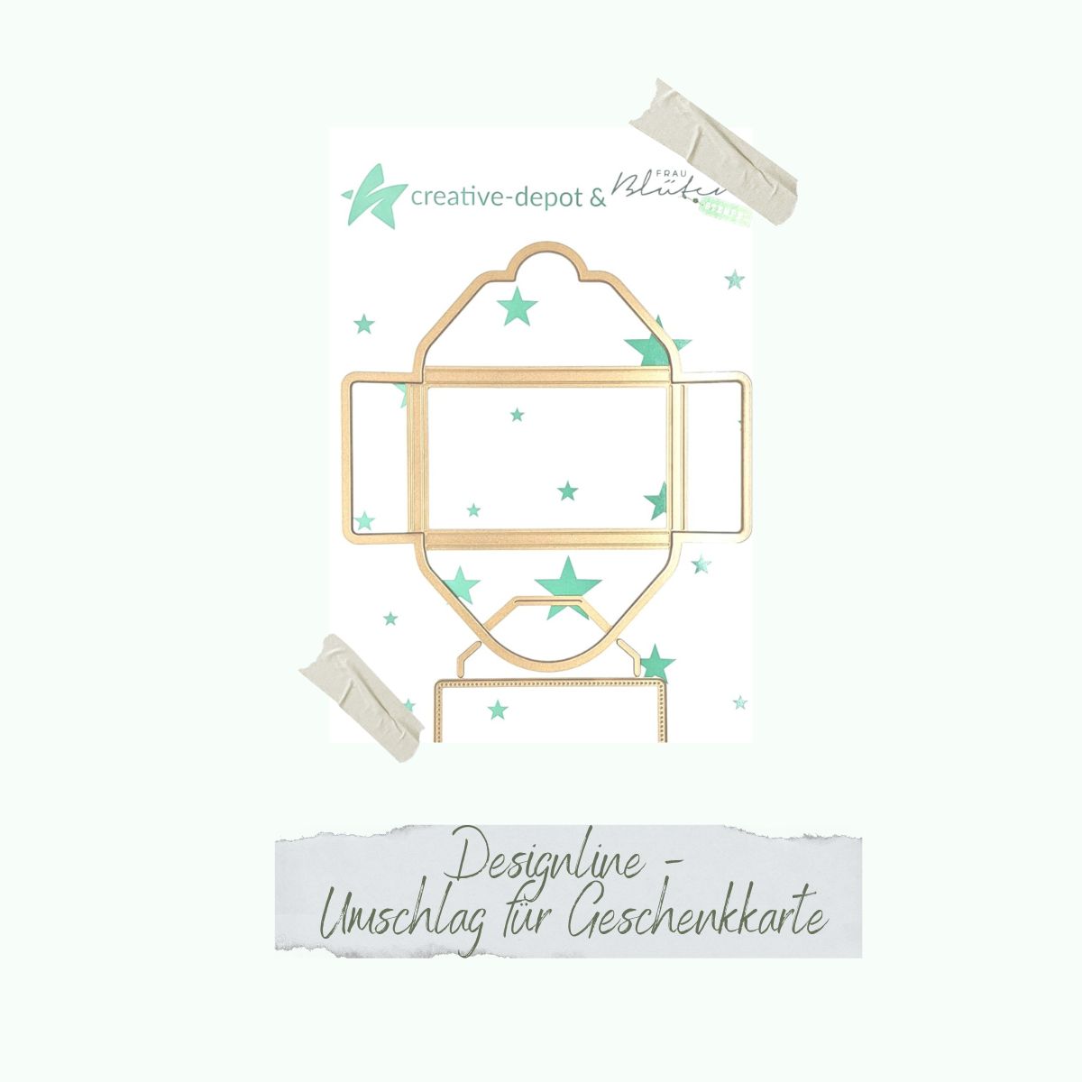 CD-Di-Designline-Umschlag-f-r-Geschenkkarte Les - Designline - Enveloppe pour carte cadeau