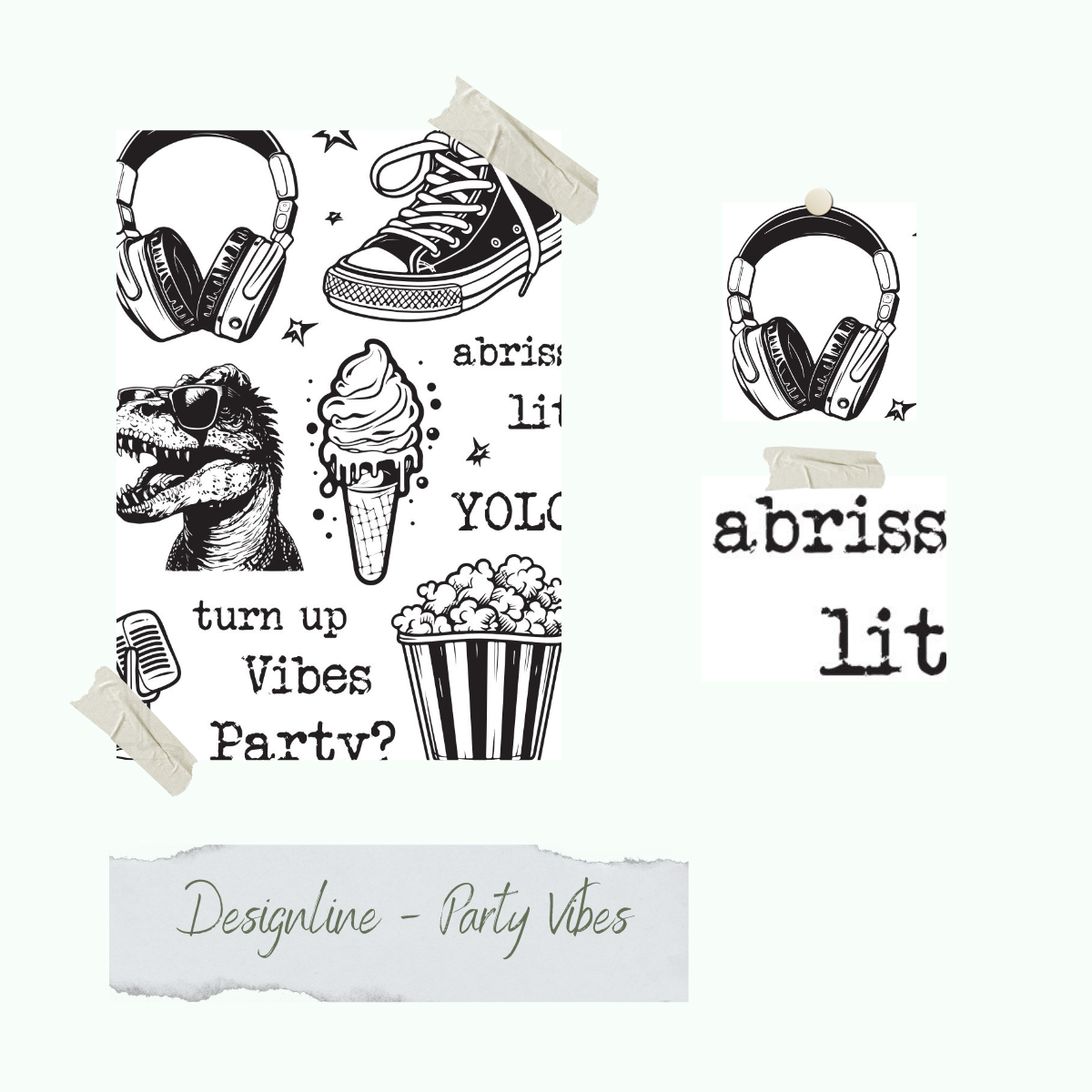 Stempelset - Designline - Party-Vibes Stempelset - Designline - Party-Vibes