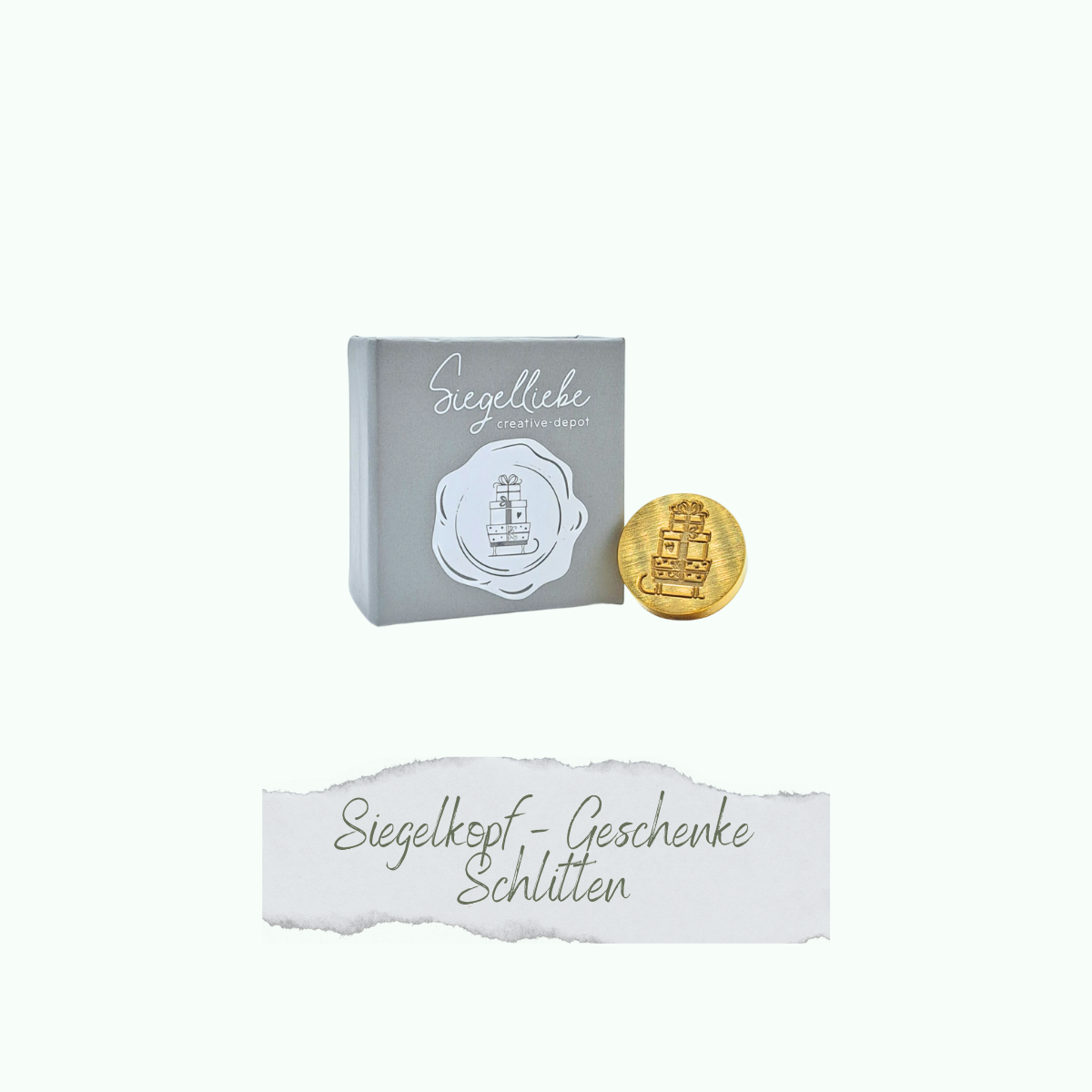 CD-Si-042 Cabeza de foca - Geschenke Schlitten - Siegelliebe
