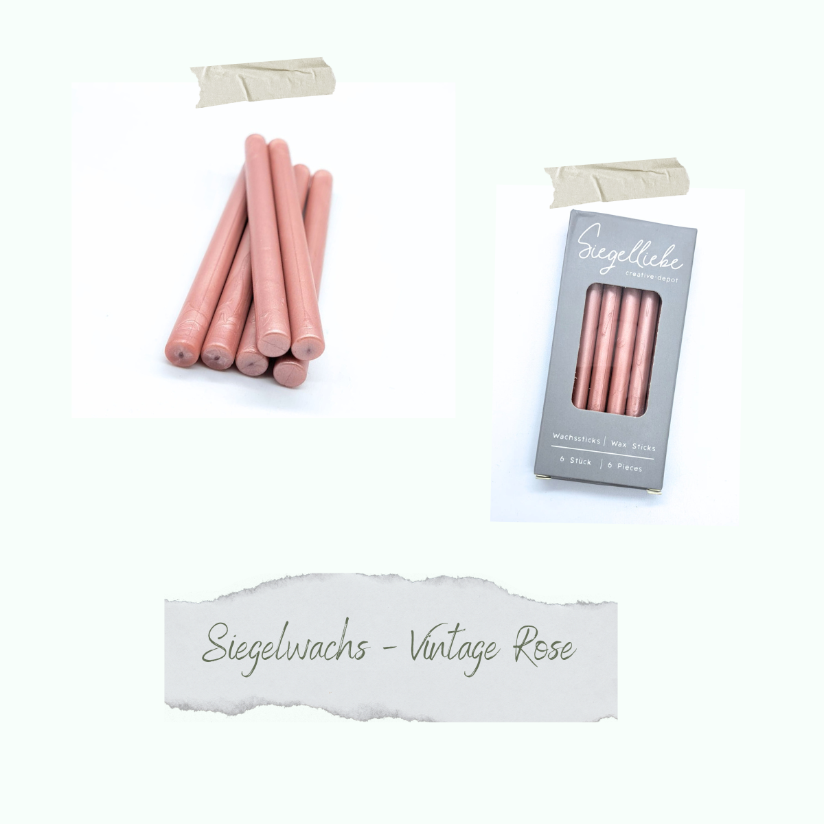 Wax sticks - Vintage Rosé - Siegelliebe