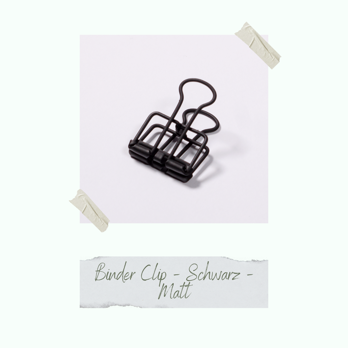 CD-ZB-021_Binder-Clip-Schwarz-Matt-einzeln