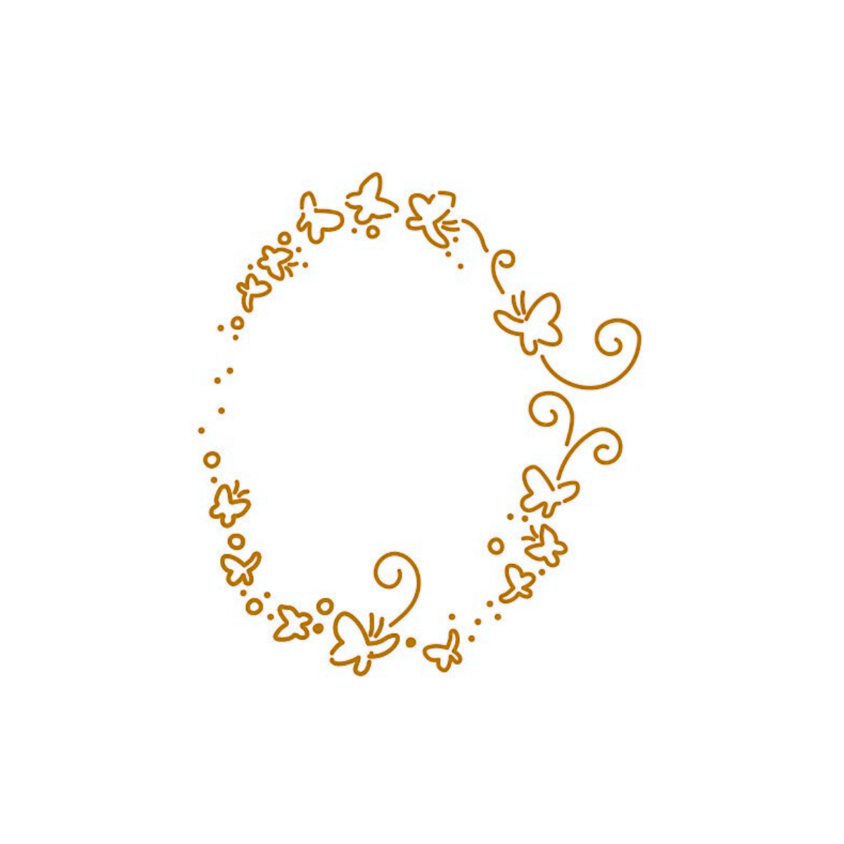 Die - Kartenhintergrund Schmetterlingsei