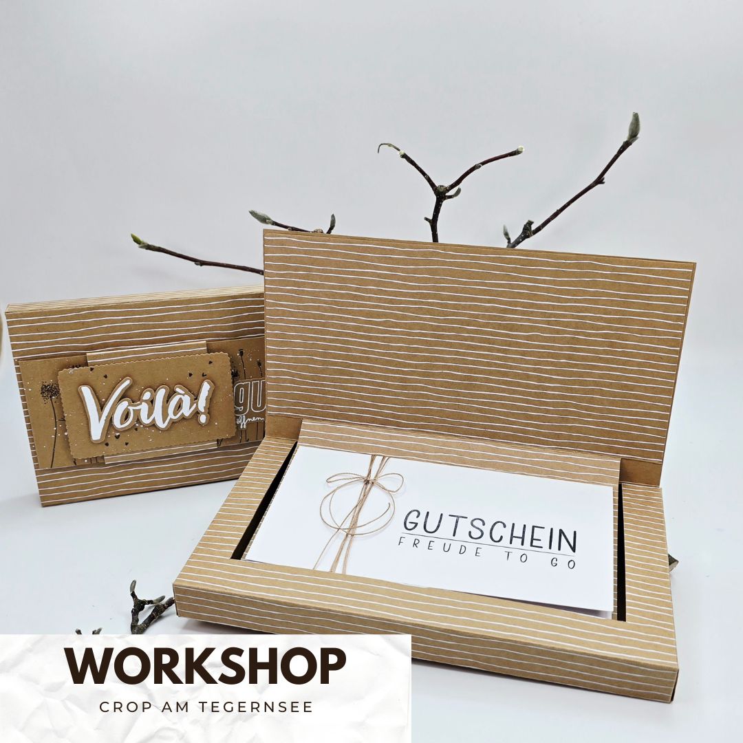 Workshop mit Ulla beim Crop am Tegernsee - Gutscheinverpackung - 11.10.2026