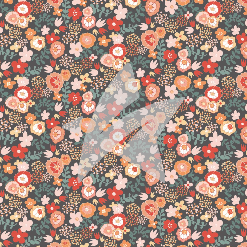 DP-527-Designline-Bunte-Sommerblumen Designpapier - Designline - Bunte Sommerblumen - Nur noch solange der Vorrat reicht