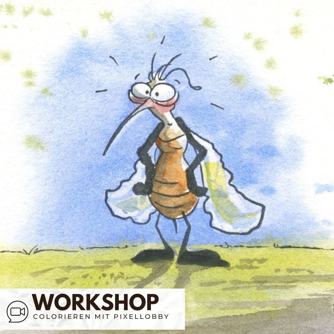 Schnupper Zoom Workshop 20.09.2026 Colorieren mit Stephie von Pixellobby