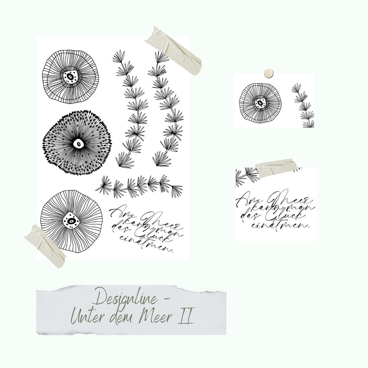 Stamp set - Designline - Unter dem Meer II