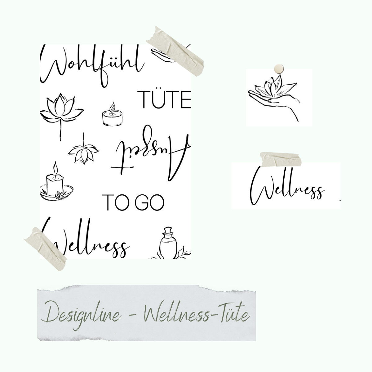 Stempelset - Designline - Wellness-Tüte