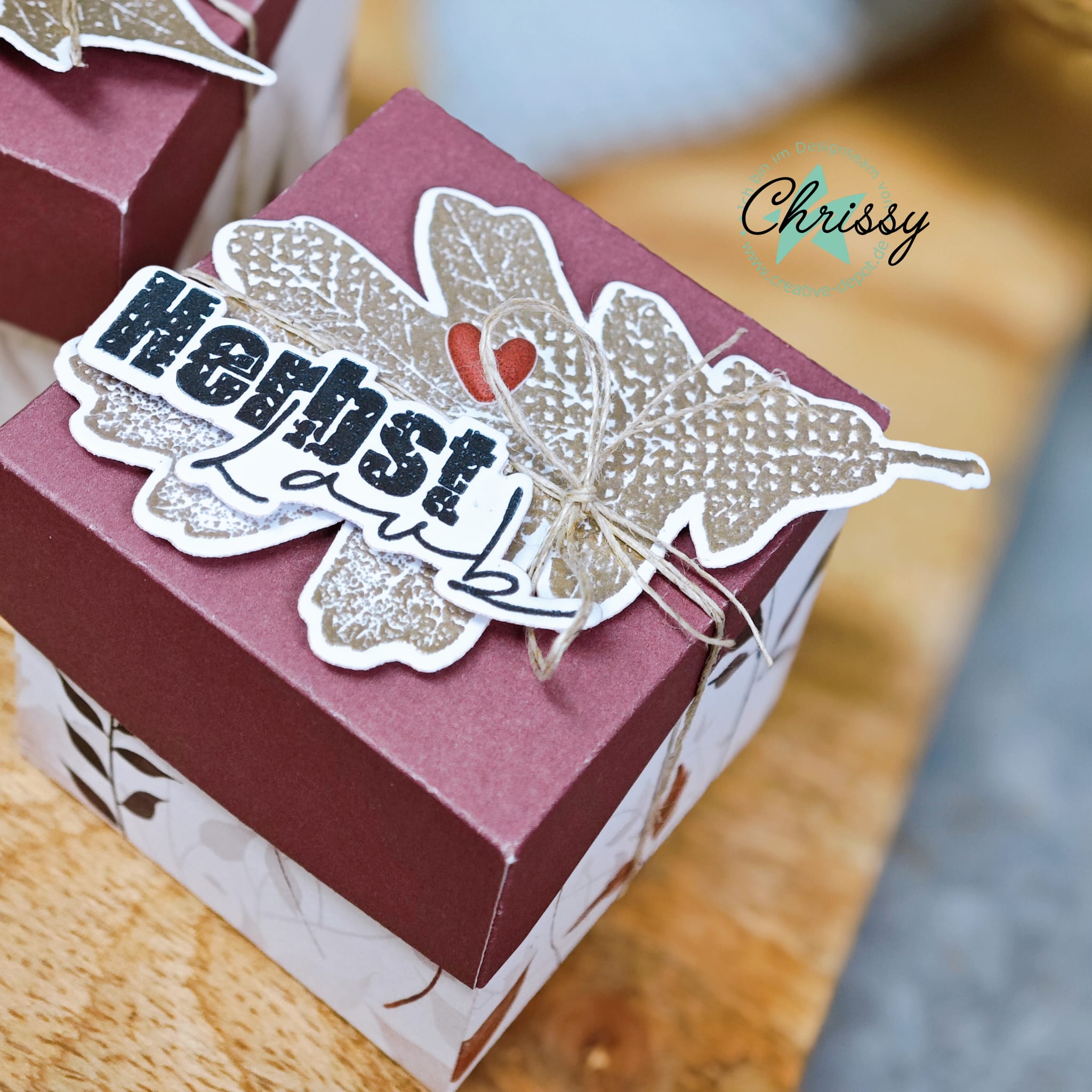 Stempelset - Vintage-Blätter