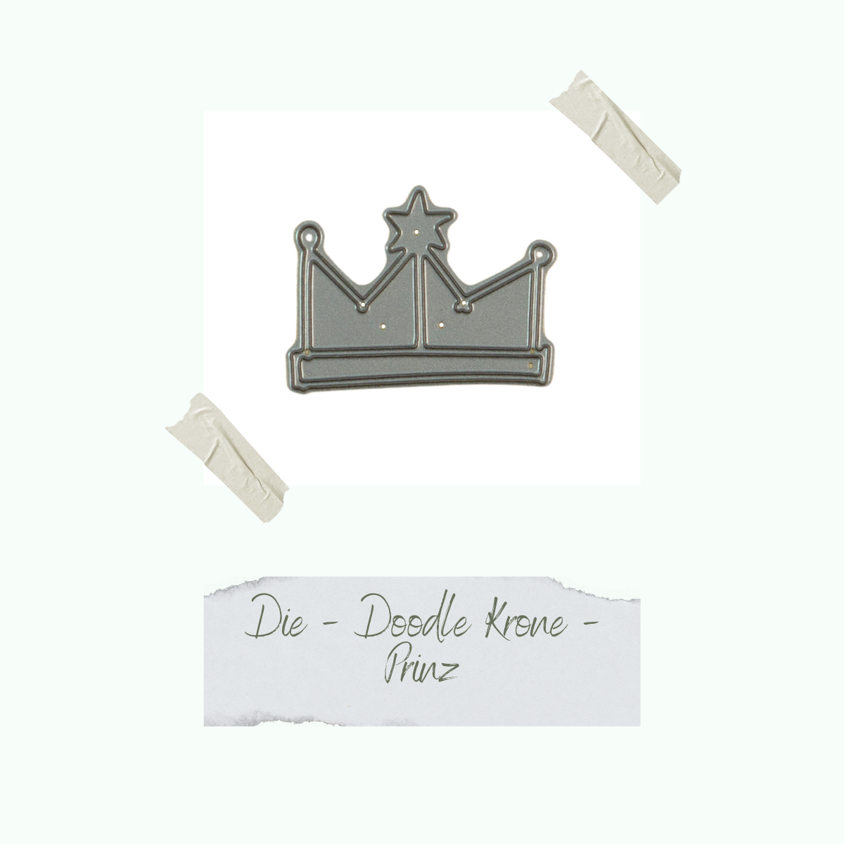 CD-Di-147_Die-Doodle-Krone-Prinz Die - Doodle Krone - Prinz - Nur noch so lange der Vorrat reicht