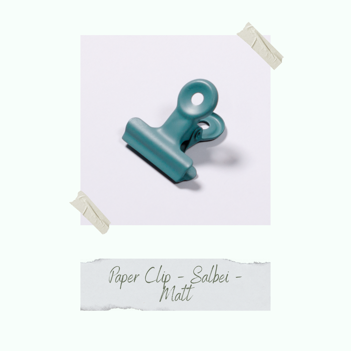 CD-ZB-054_Paper-Clip-Salbei-Matt-einzeln Paper Clip - Salbei - Matt