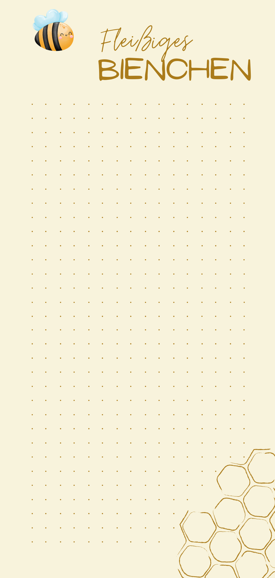 Notizblock - Fleißiges Bienchen