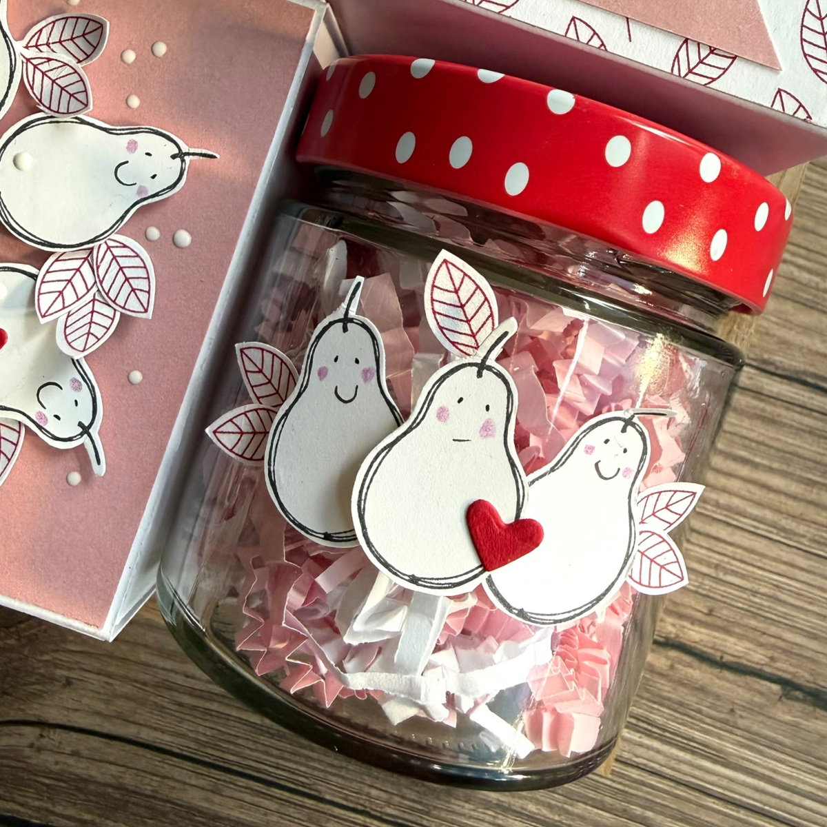 Stamp set - Designline - Hintergrund Birnen