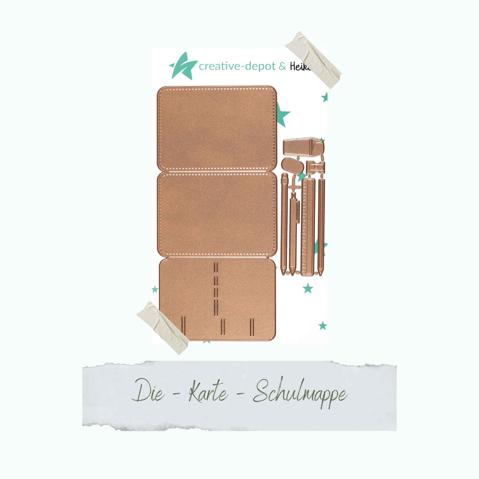 Die - Karte - Schulmappe