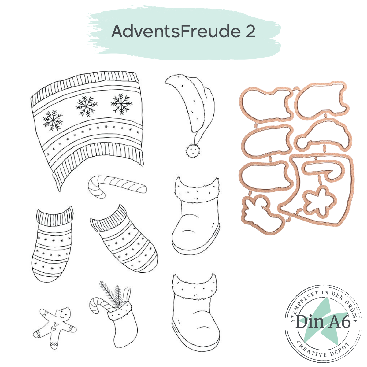 Adventsfreude 2 - Hampelbär - Add On - Weihnachten