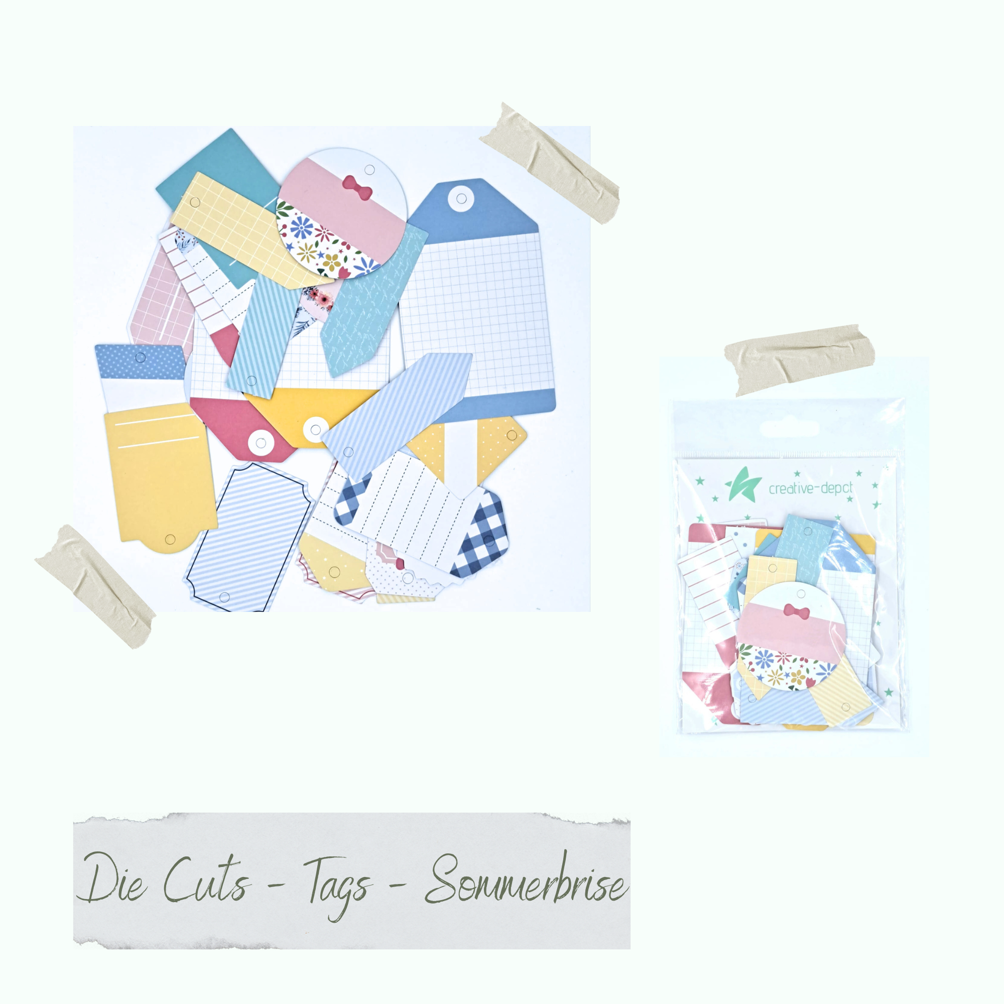 CD-DC-001 Die Cuts - Tags - Sommerbrise