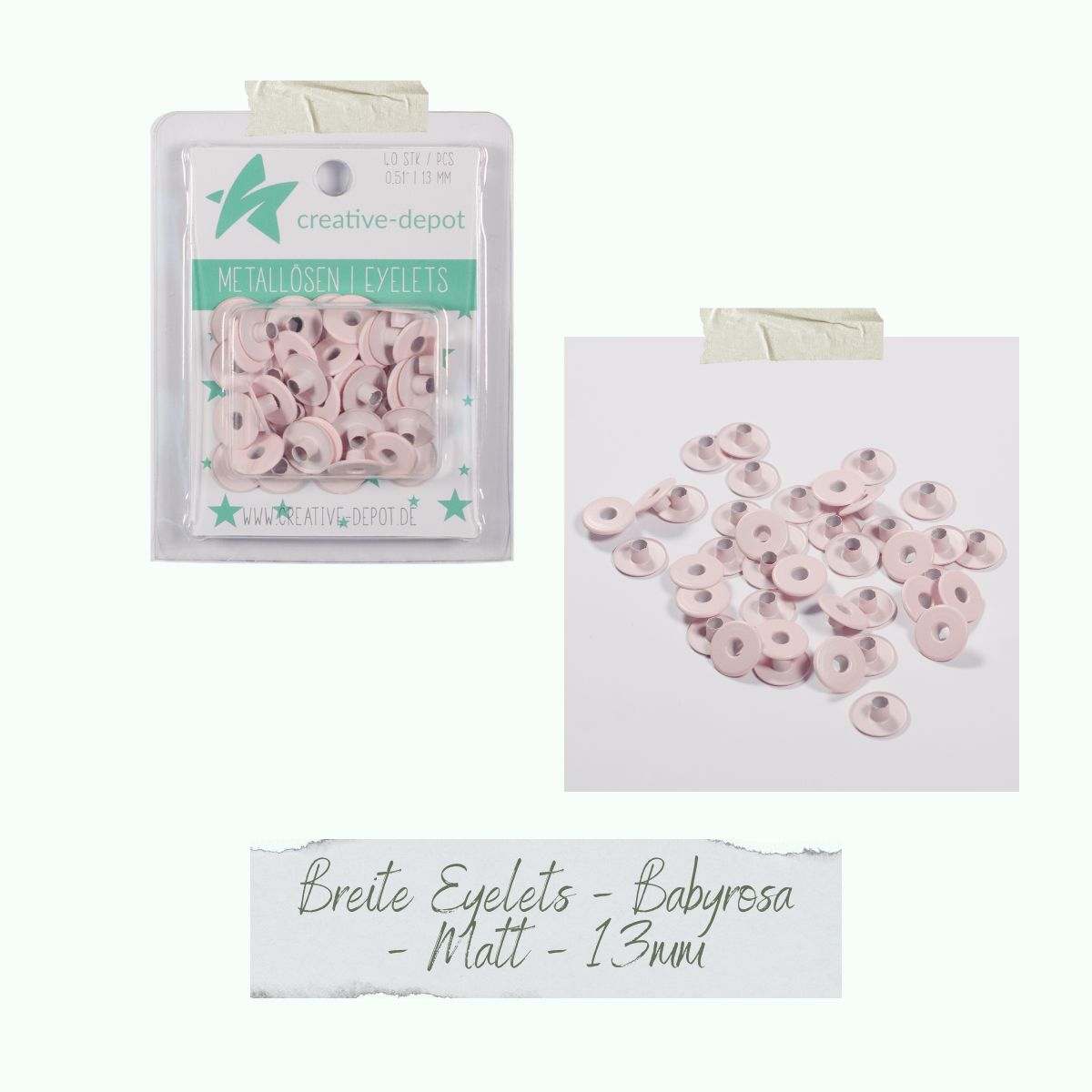 CD-EY-067_Breite-Eyelets-Baby-Rosa-Matt-13mm