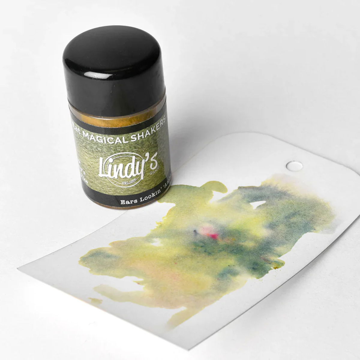 Lindys - Farbpulver - Ears Lookin' 'Atcha Olive FLAT Shaker