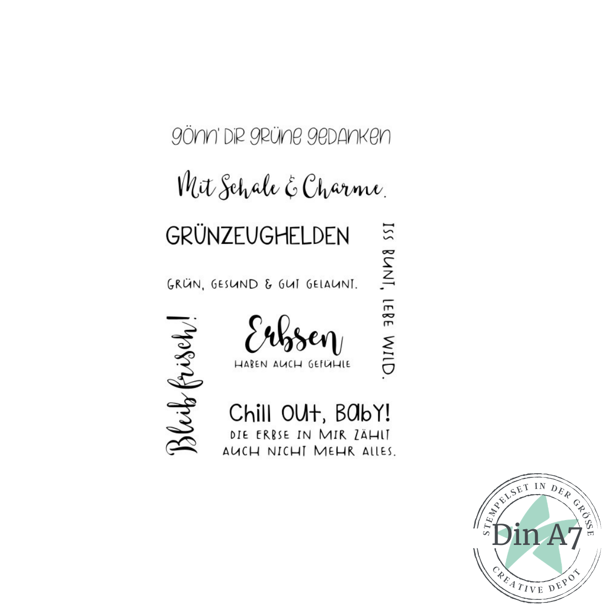 Stempelset - Grünzeughelden
