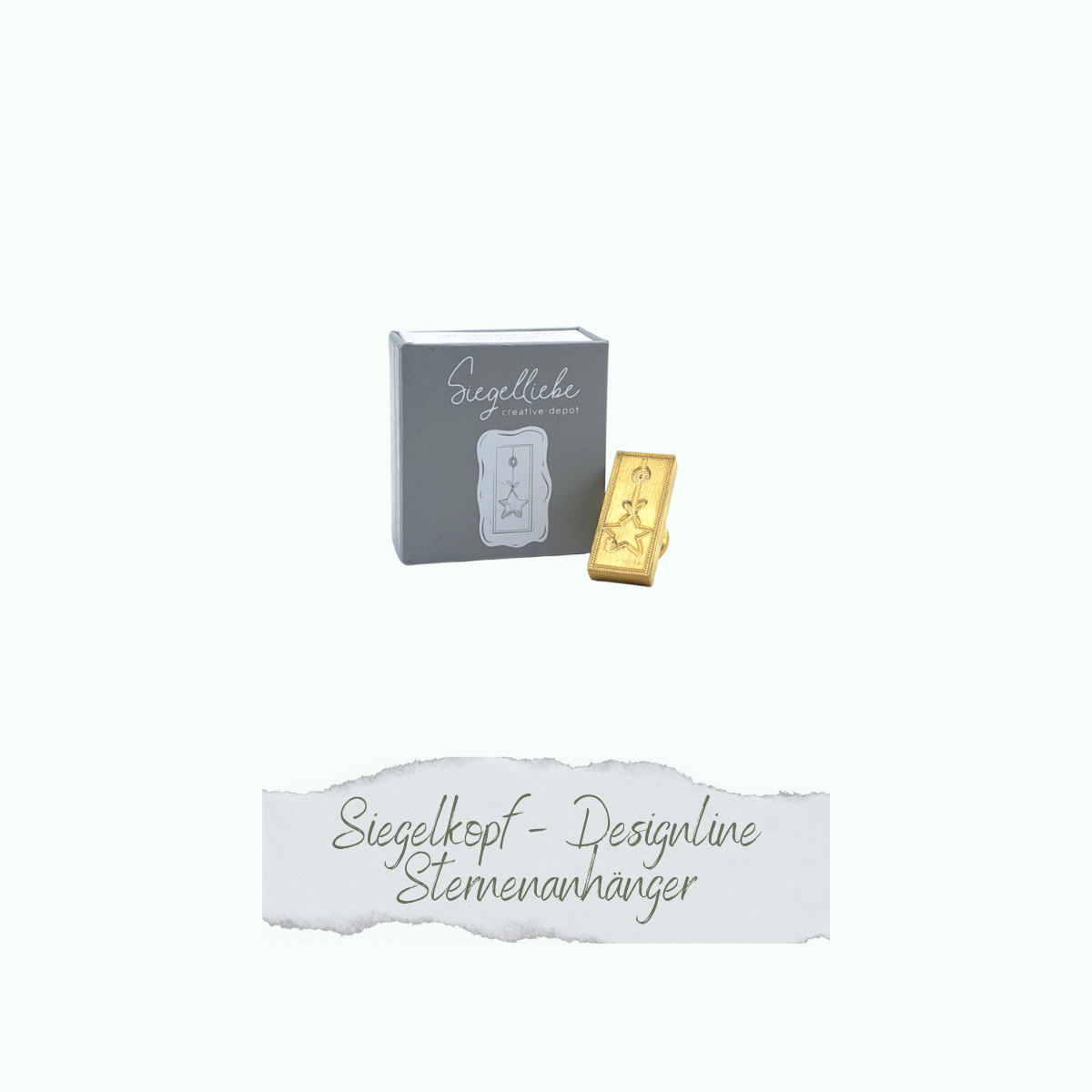 CD-Si-046SrawiGPi3DdAW Cabeza de Foca - Designline - Sternenanhänger - Amor de Foca