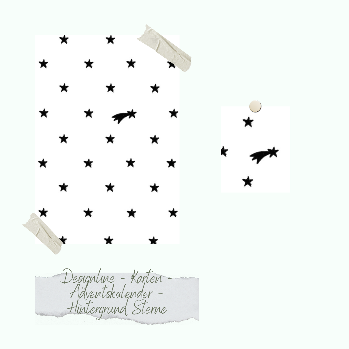 Stempelset - Designline - Karten - Adventskalender - Hintergrund Sterne Stempelset - Designline - Karten - Adventskalender - Hintergrund Sterne
