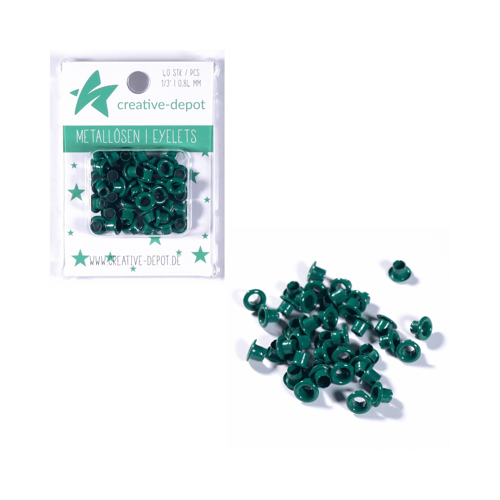 Eyelets - Immergrün - 8mm