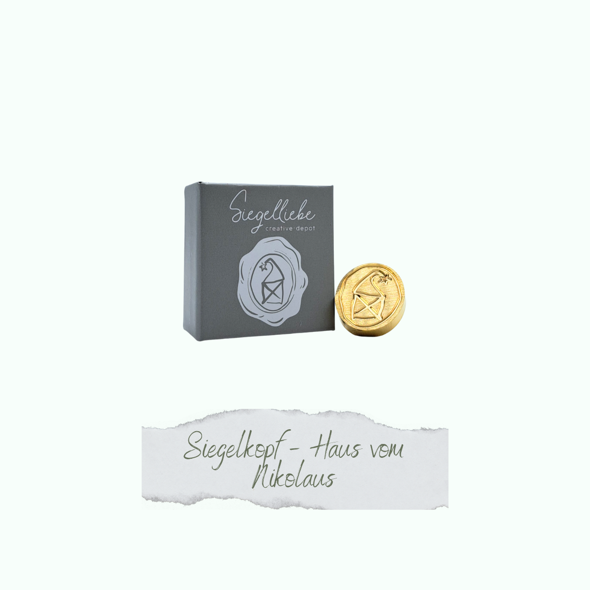 CD-Si-044 Cabeza de foca - Designline - Haus vom Nikolaus - Siegelliebe