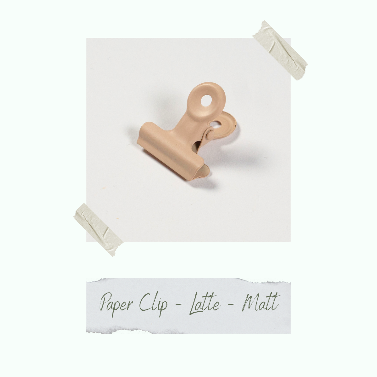 CD-ZB-097_Paper-Clip-Latte-Matt Paper Clip - Latte