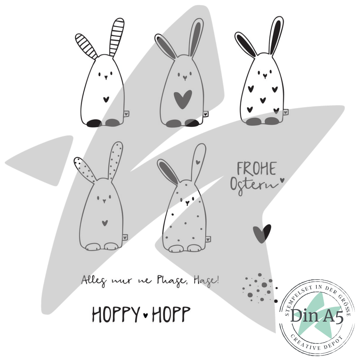 Stempelset - Hasenbande