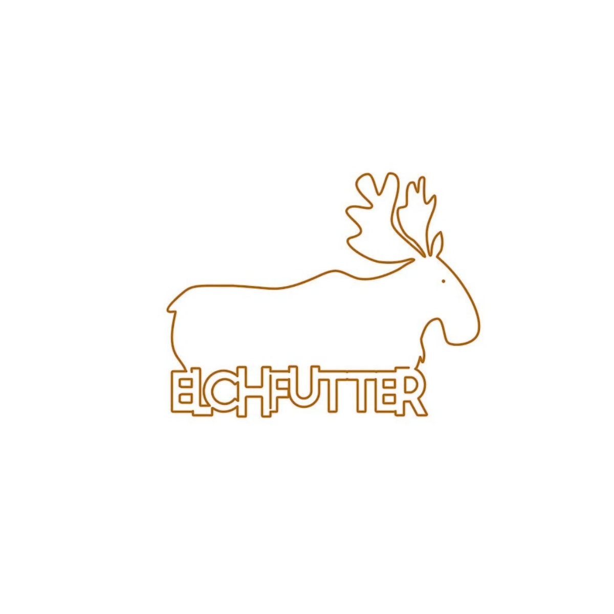 Die - Elch mit Elchfutter